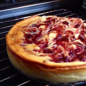 Cranberry Rippled Cheesecake (6)