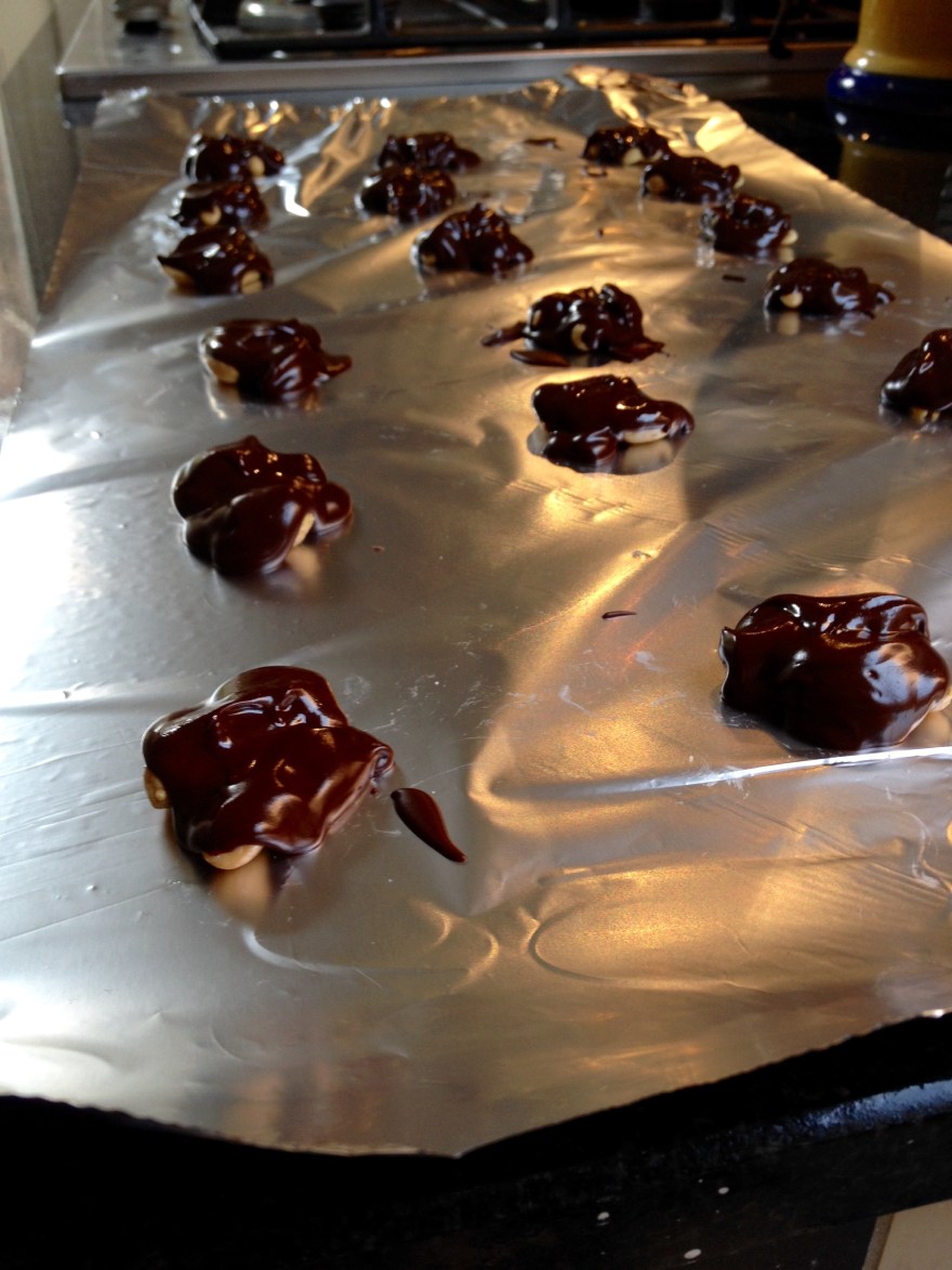 Sweet Sunday – Chocolate Peanut Rocks – Basil and Oil