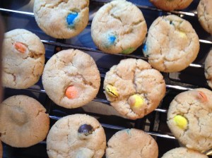 M&M cookies