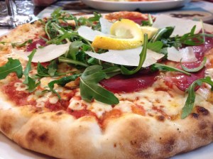 pizza bresaola