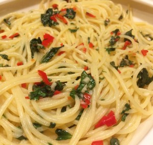 spaghetti aglio olio